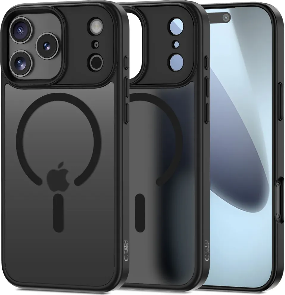 Husa Tech-Protect MagMat MagSafe iPhone 17 Pro negru mat