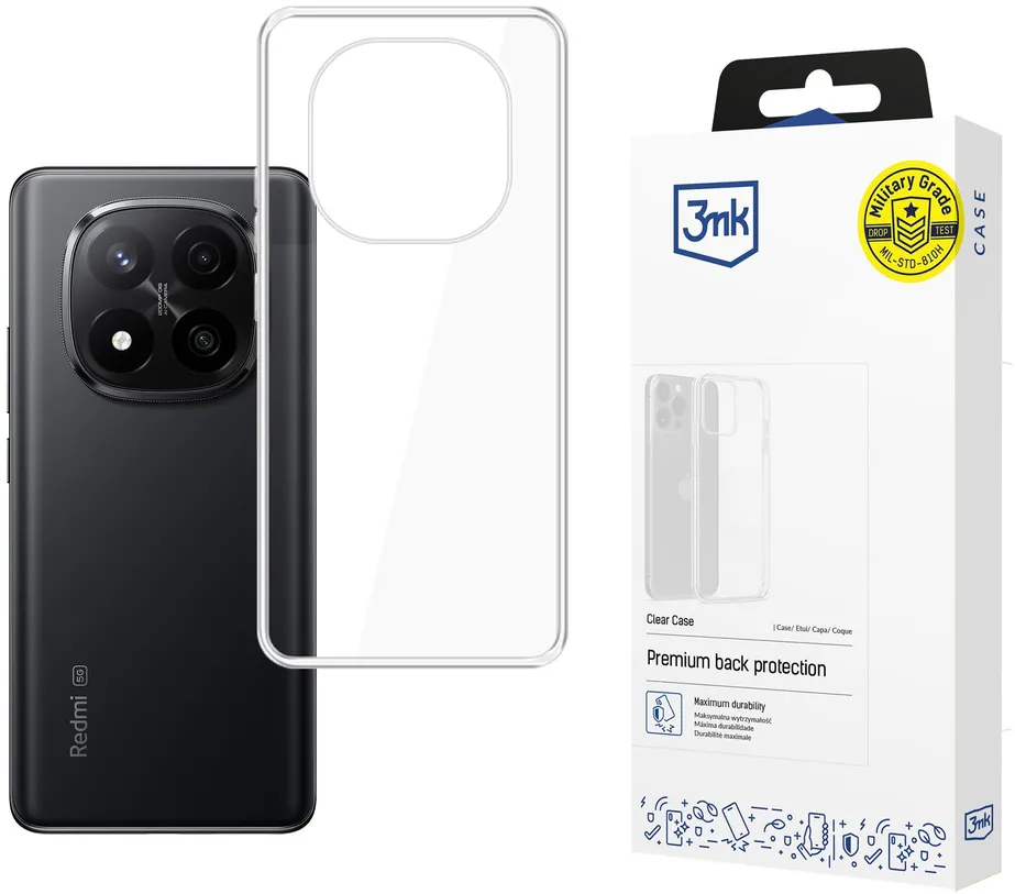 Husa protectie 3mk Clear Case Xiaomi Redmi Note 15 Pro+ 5G transparent