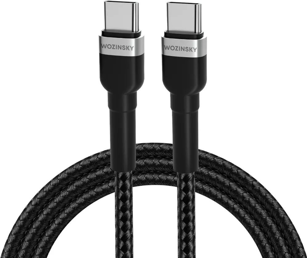 Wozinsky WNBCC1 USB-C / USB-C PD 65W cable 1 m - black