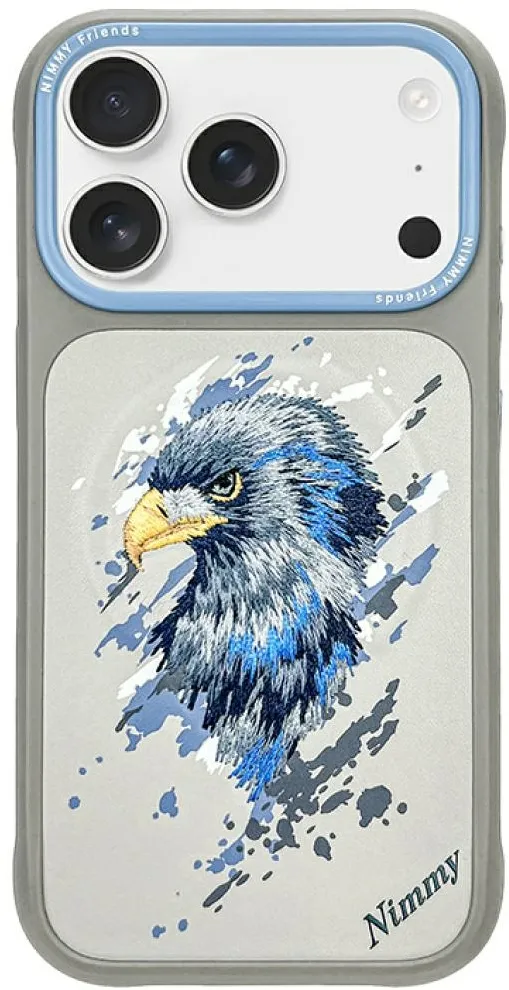 Husa protectie Nimmy Eagle MagSafe iPhone 17 Pro Max gri