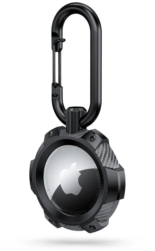 Husa protectie Tech-Protect TPUCarbon negru AirTag