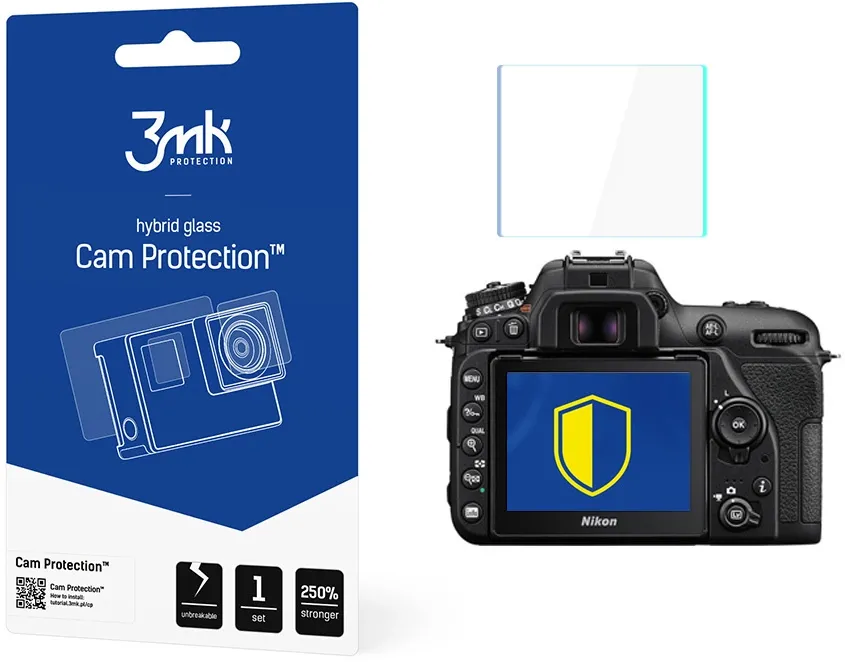3mk Cam Protection Glass for Nikon D7500