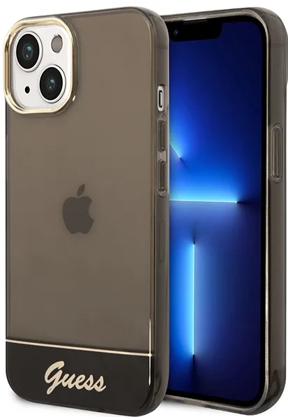 Husa Guess GUHCP14MHGCOK Translucent iPhone 14 Plus negru