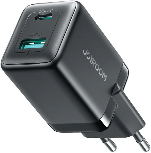 Incarcator retea Joyroom JR-TG8 GaN 45W USB-C + USB-A negru