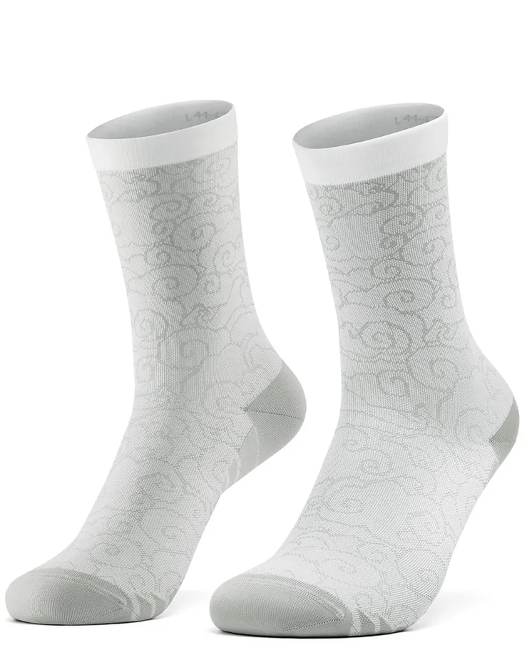 Rockbros 490025001 ROAD TO SKY Cycling Socks 43-46 cm - White