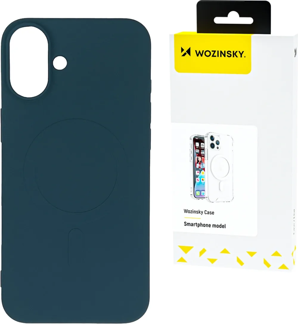 Husa protectie Wozinsky Liquid Silicone Case MagSafe albastru Galaxy S25 Plus
