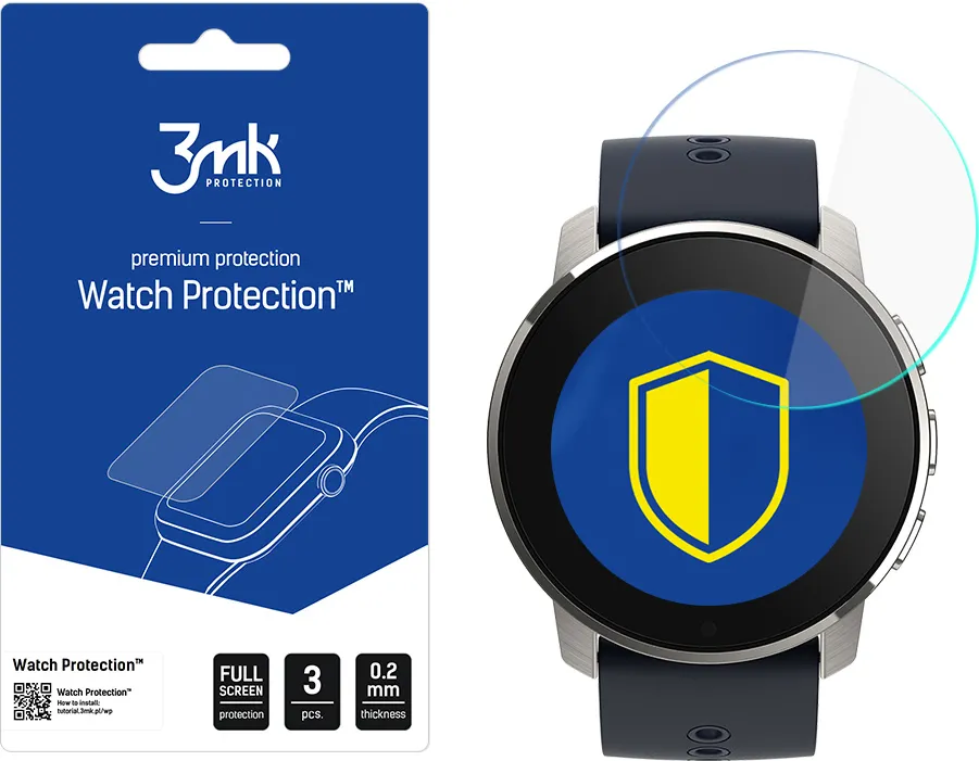 3mk Watch Protection™ v. FlexibleGlass Hybrid Glass for Suunto 9 Peak