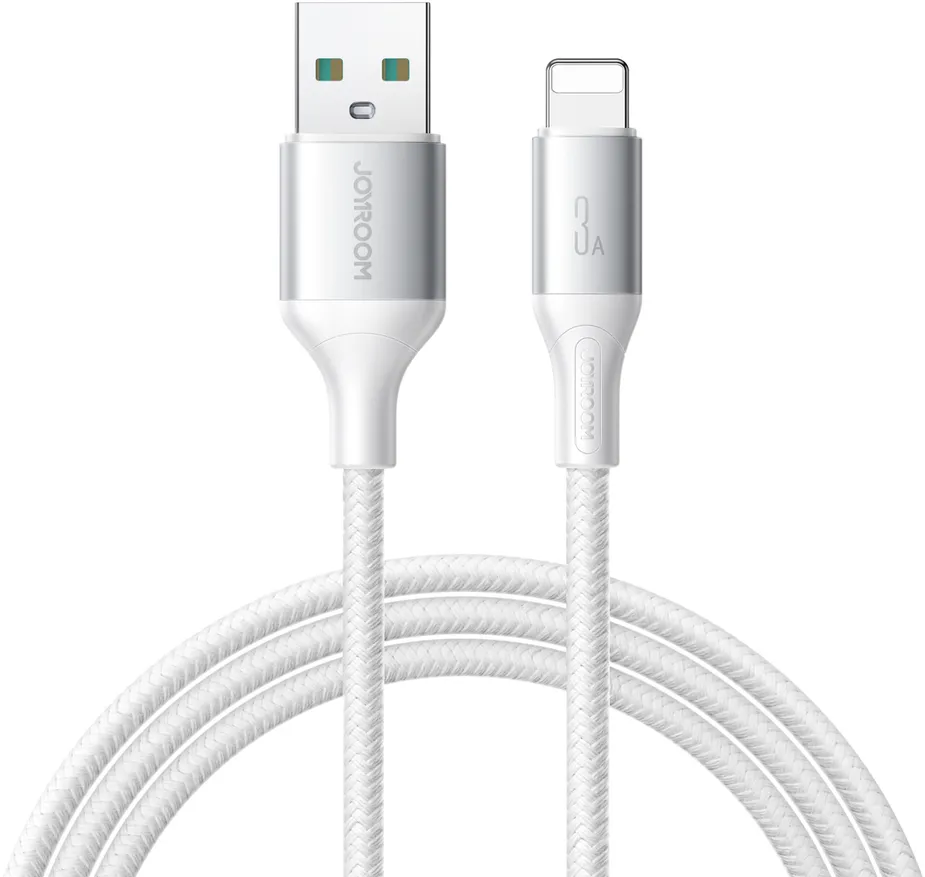 Joyroom S-A28 Flash Series 3A USB-A - Lightning cable 1m - white