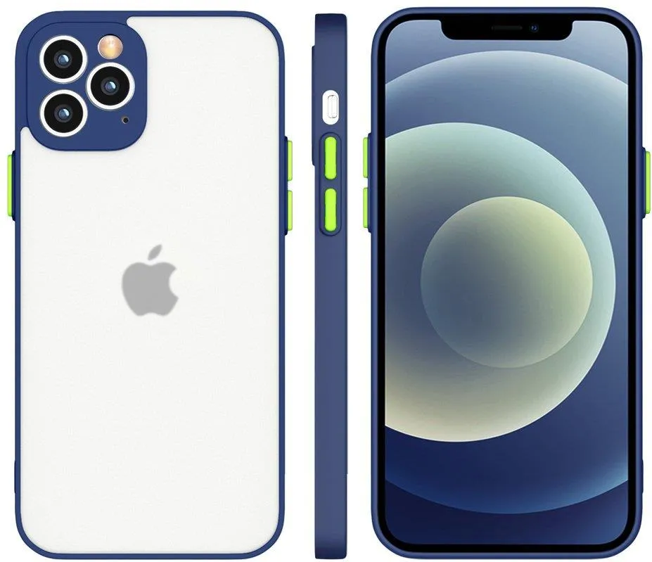 Husa silicon Milky Case semitransparenta Samsung Galaxy A72 4G bleumarin