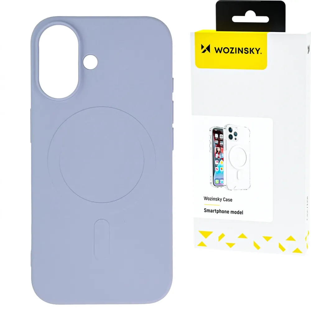 Husa Wozinsky Liquid Silicone Case MagSafe Samsung Galaxy S25 violet