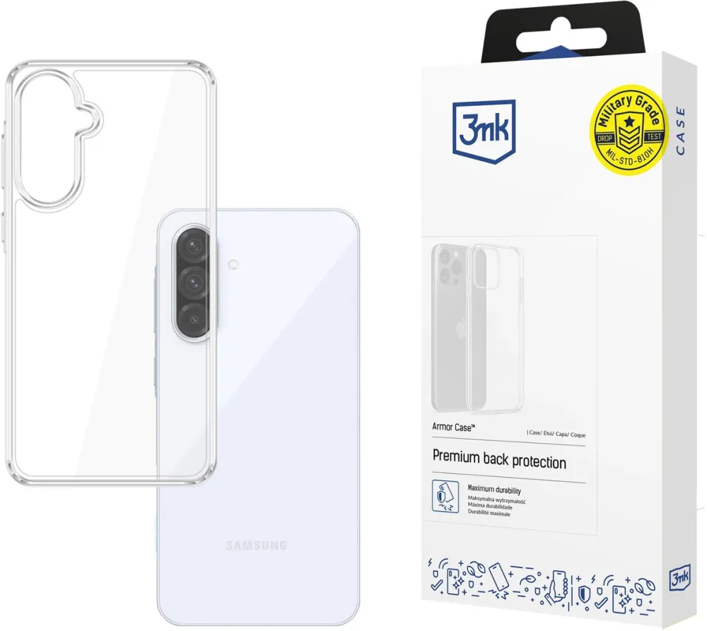 3mk Armor Case for Samsung Galaxy A36 5G - Transparent