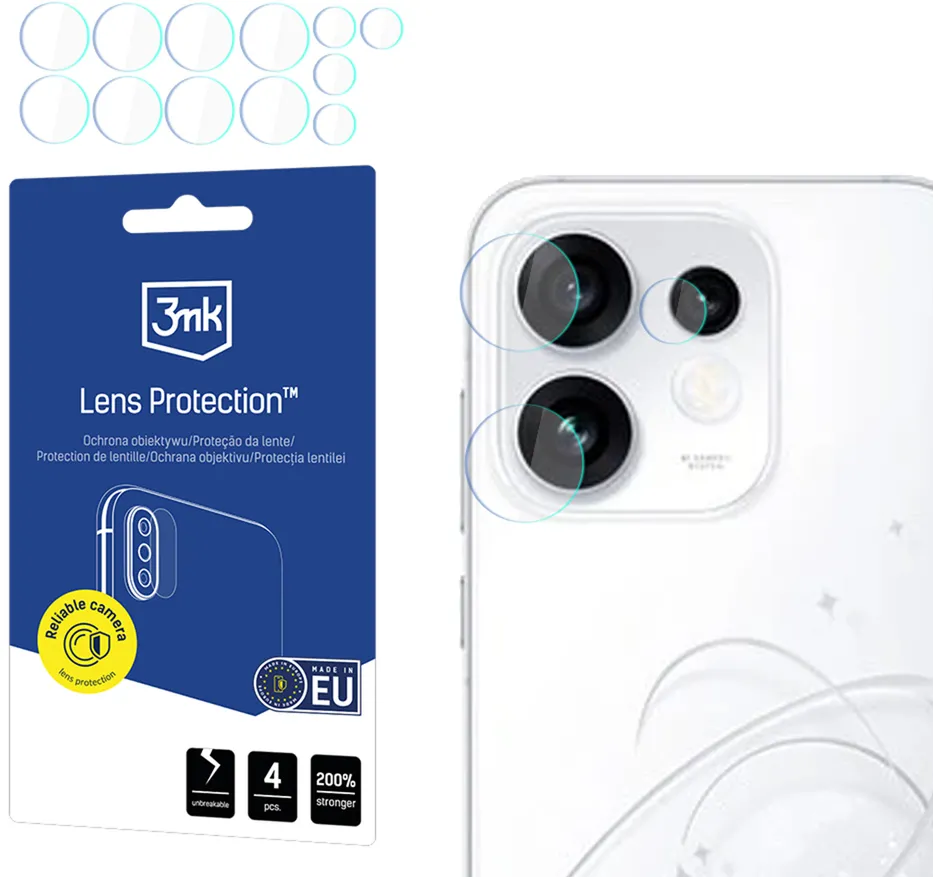 3mk Lens Protection Hybrid Glass for Camera Lens on Oppo Reno 16 / Reno 16 Pro (CPH2863 / CPH2865)