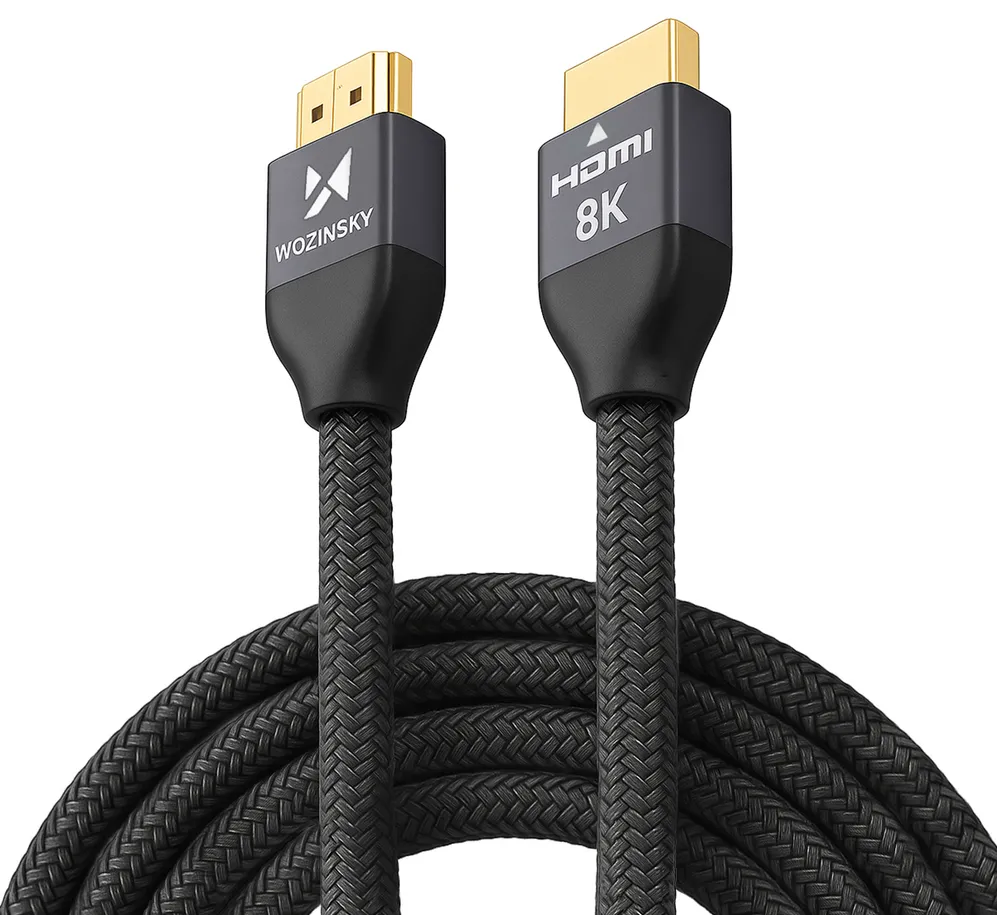 Cablu HDMI 2.1 8K 60 Hz 48 Gbps / 4K 120 Hz / 2K 144 Hz 5 m Argintiu (WHDMI-50)