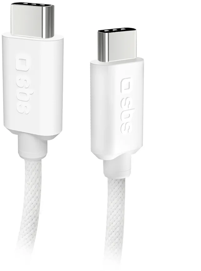 SBS TECABLETISSUETCCG USB-C - USB-C 1.5m 60W braided cable - gray