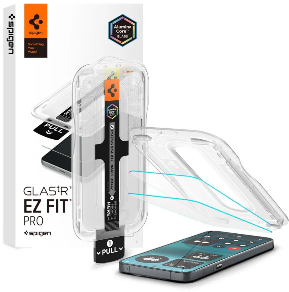 Set 2 folii sticla securizata Spigen Glas.tR EZ Fit Pro Nothing Phone 4A Pro