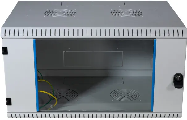 Cabinet metalic de perete EFB 691712VGR.60 19" 12U fix, o sectiune, RAL 7035, adancime 600 mm
