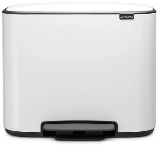 Brabantia Bo Pedal Bin 36 L white