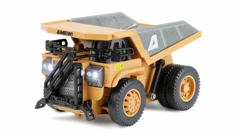 Basculanta mini RC AMEWI din metal, 8 canale proportional, 1:64 RTR 6+