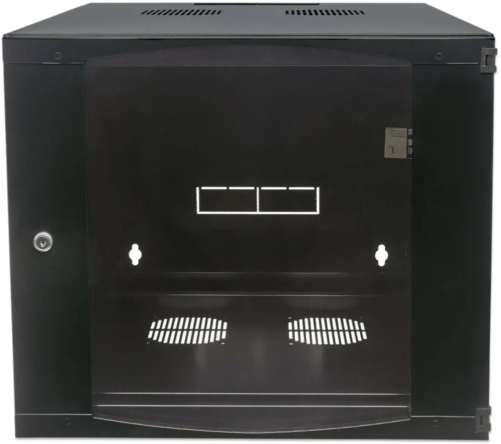 Cabinet metalic Intellinet Wandverteiler 12HE 540x600mm Schwenkrahmen schw
