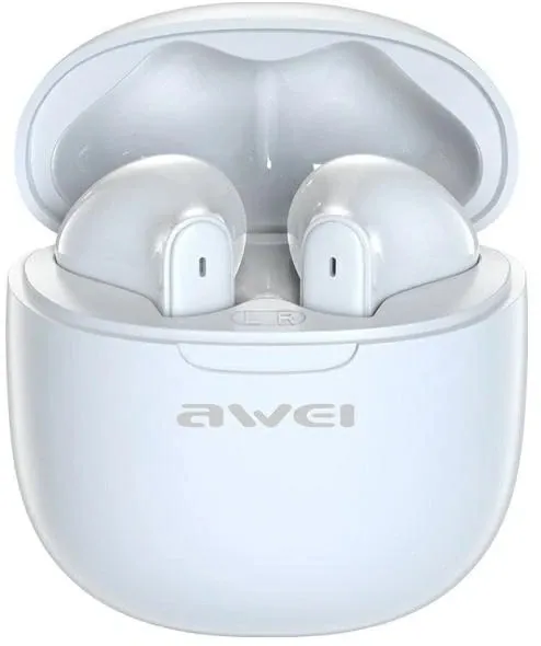 Bluetooth earphones 5.3 TWS ENC white
