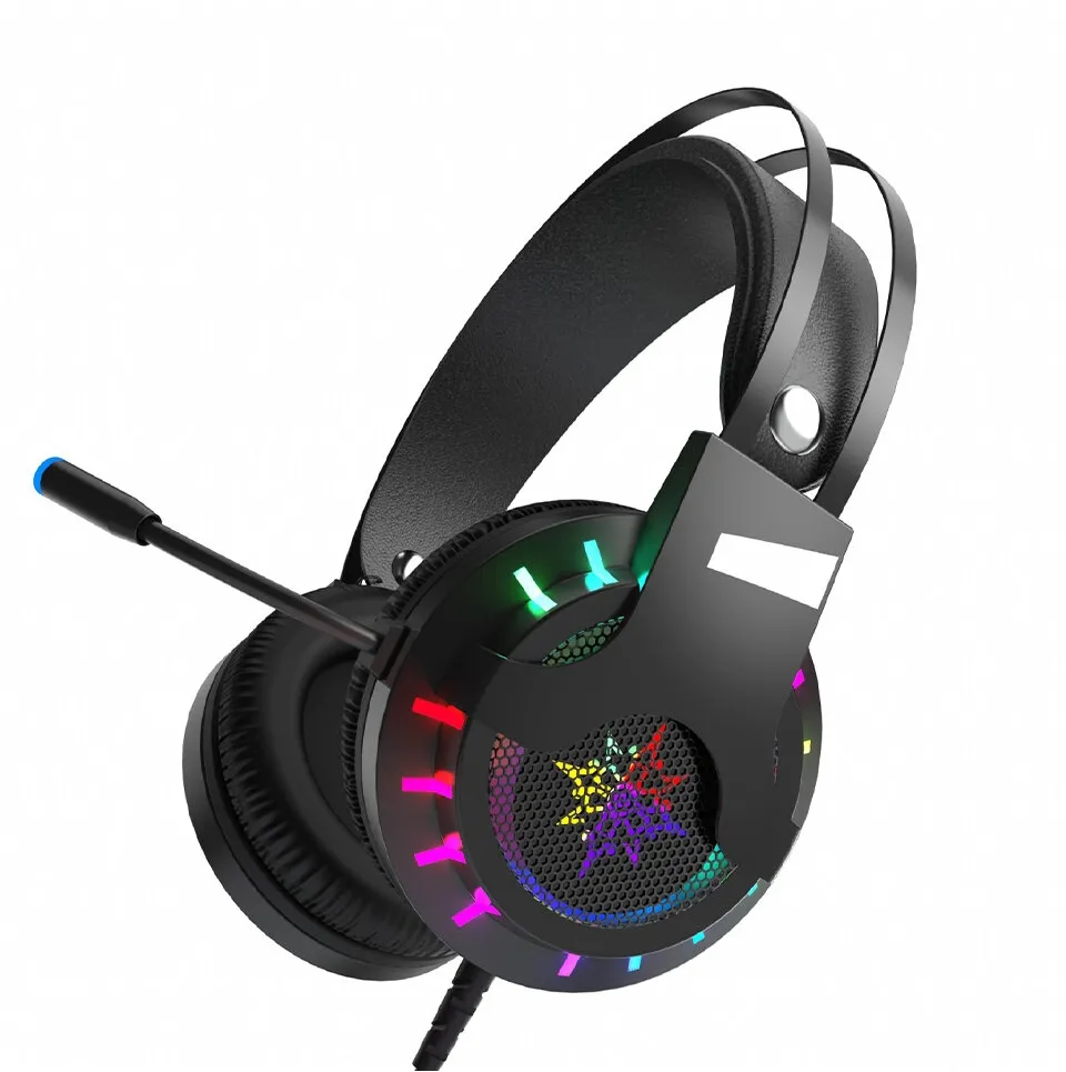 Casti Over-Head INCA Gaming Headset IGK-TX10 7.1, USB, RGB-LED