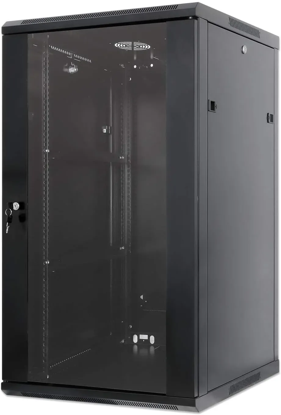 Cabinet metalic de perete Intellinet 712057 20U 600x600 mm negru montat