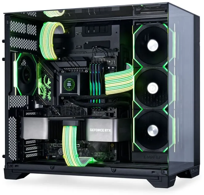 Pachet cabluri Lian Li Strimer Wireless 24-Pin RGB pentru placa de baza + controller + 2 cabluri 8-Pin CPU