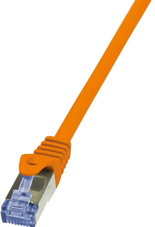 Accesoriu Retea Logilink -Patch Cablu Cat.6 S/FTP PIMF PrimeLine 0,50m portocaliu