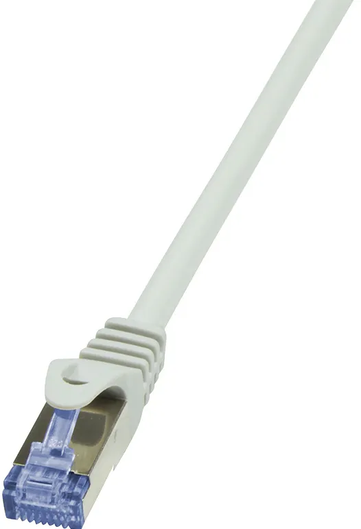 Accesoriu Retea Logilink - Patchcord Cablu Cat.6A 10G S/FTP PIMF PrimeLine 0,50m gri