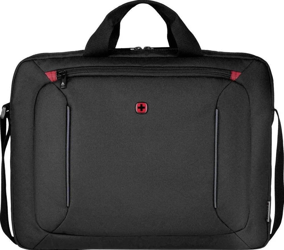 Wenger BQ 16 Laptop Slimcase Toploader Geanta Laptop black