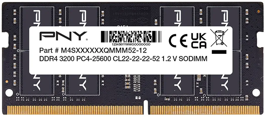 Memorie Laptop PNY 16GB DDR4 3200MHz 25600 MN16GSD43200-TB