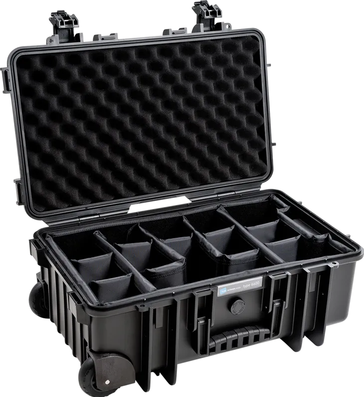 BW Outdoor Cases Type 6600 / Black (divider system)