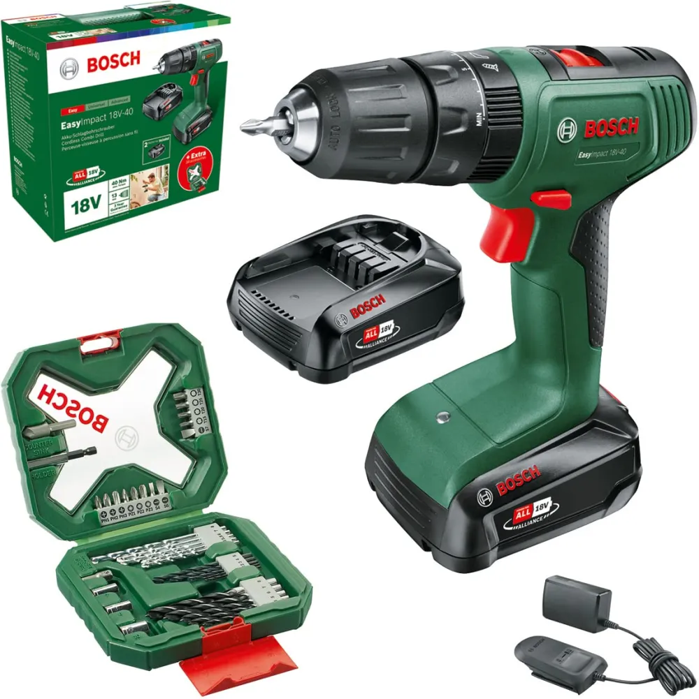 BOSCH EasyImpact 18V-40 Akku-Schlagbohrmaschine