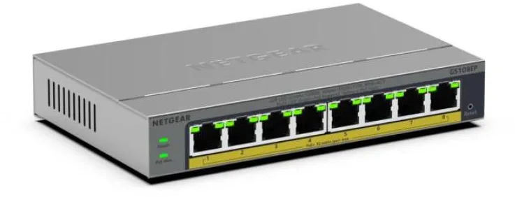 Switch Netgear Easy Smart GS108EP - switch - 8 ports - smart