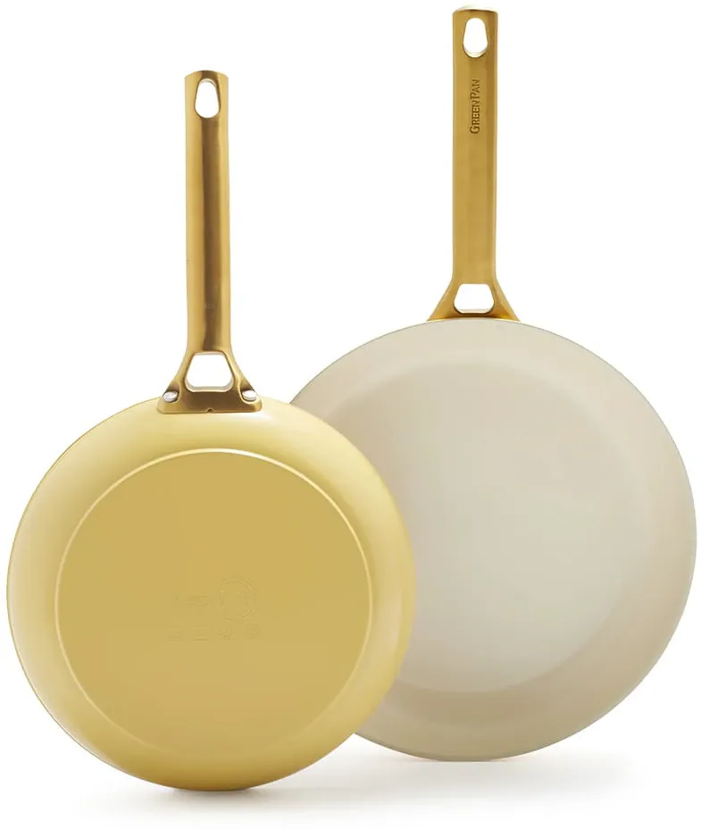 GreenPan Padova Reserve 2Tlg Bratpfannenset 20+26cm Gelb