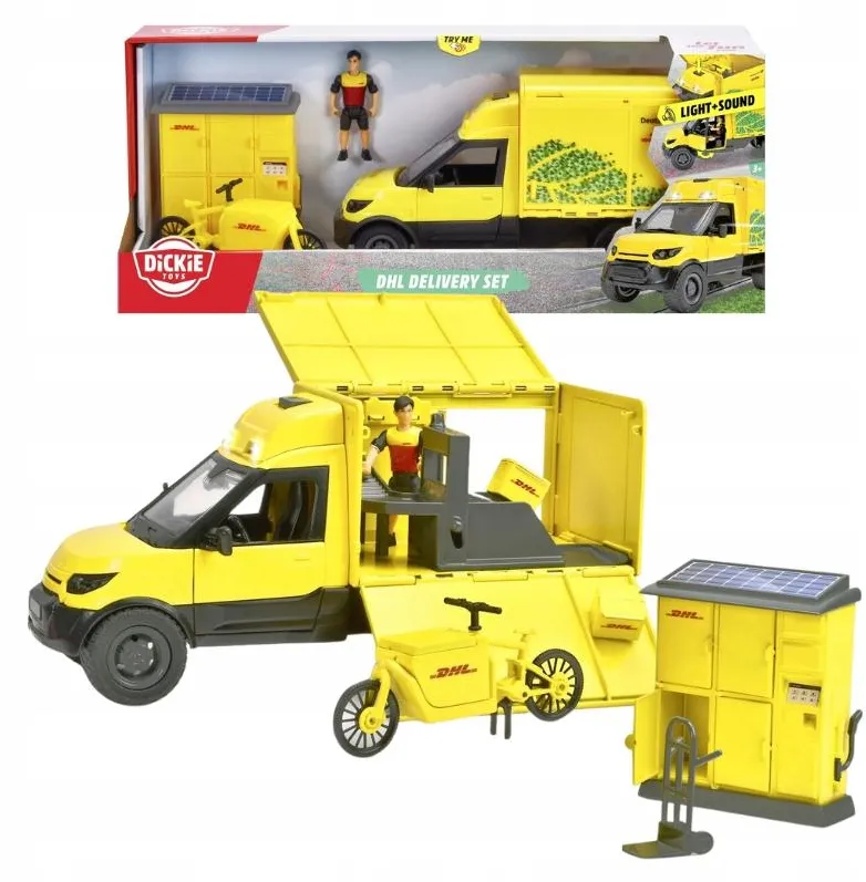 Masina Dickie DHL Delivery Set 203747020