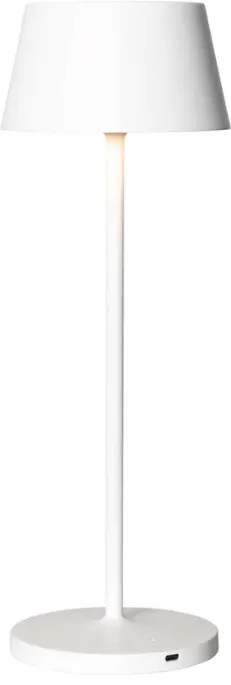 Lampa de birou LED cu acumulator Maul MAULnina cu statie de incarcare alb
