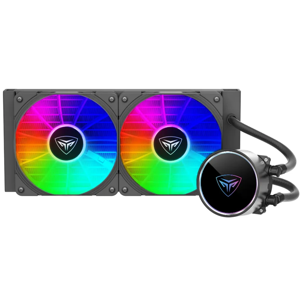 Cooler PCCOOLER COOLER PCCOOLER, skt. universal, racire cu lichid, vent. 2x120mm, 400-1800RPM, "PD240S ARGB BK"