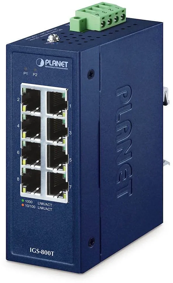 Switch Planet Industrial 8-Port 10/100/1000T IGS-800T