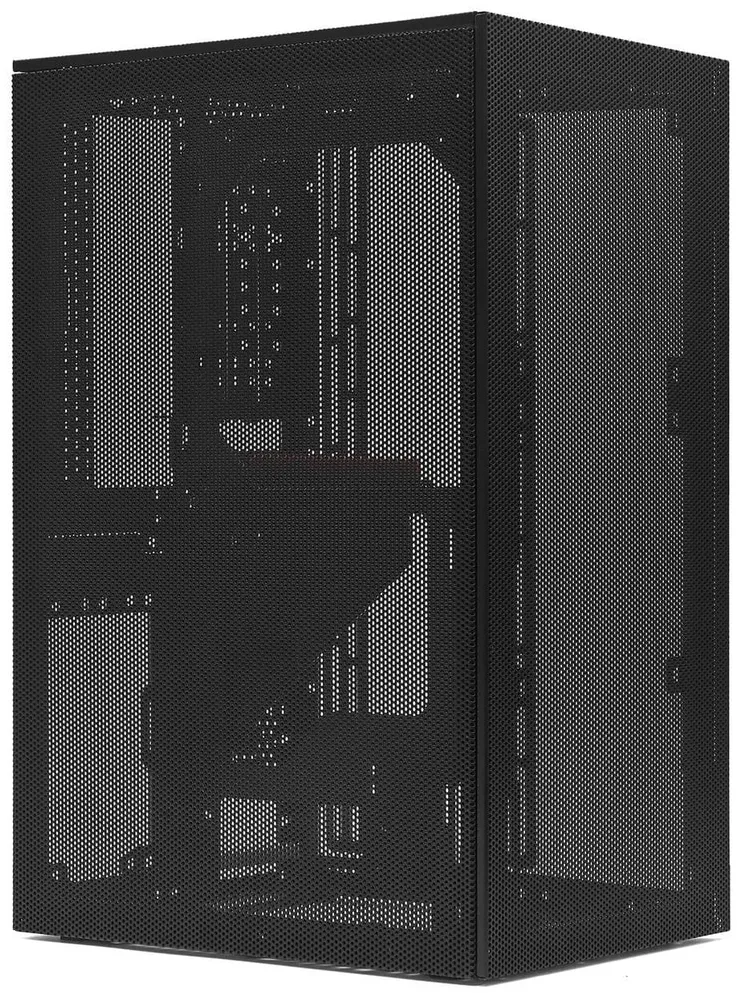 Carcasa PC mini ssupd Meshroom S V2 ATX mesh PCIe 5.0 negru