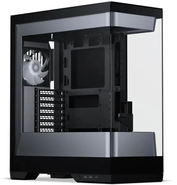 Carcasa PC Phanteks Evolv S2, midi tower, E-ATX, RGB, tempered glass - black