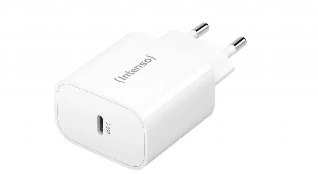 Intenso Incarcator USB de retea, Intenso, PD3.0, QC4.0, 20W, iesire USB-C, Alb