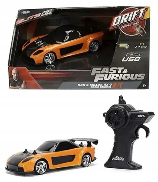 Masina Jada Fast & Furious Drift Mazda RX-7 1:24 9336313314R00