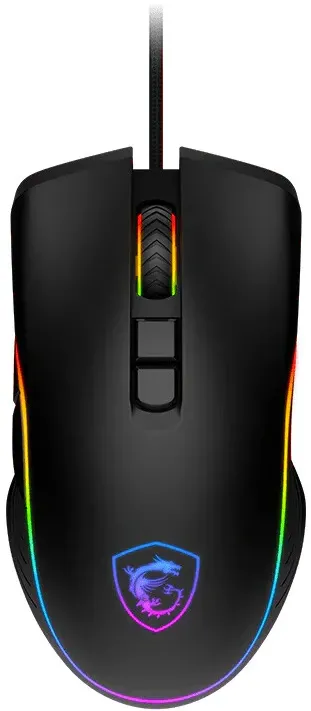 Mouse MSI Gaming FORGE GM300, RGB, 7200 DPI, USB 2.0, Negru