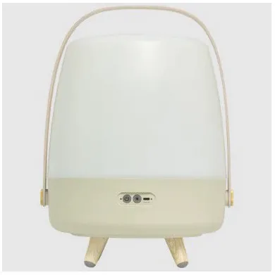 Portable lamp with speaker Lite-Up Play beige