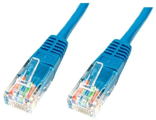 Patch cord U/UTP cat.5e PVC 3m blue
