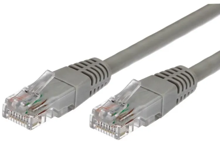 Cabel Patchcord cat.6 RJ45 UTP 1m. grey