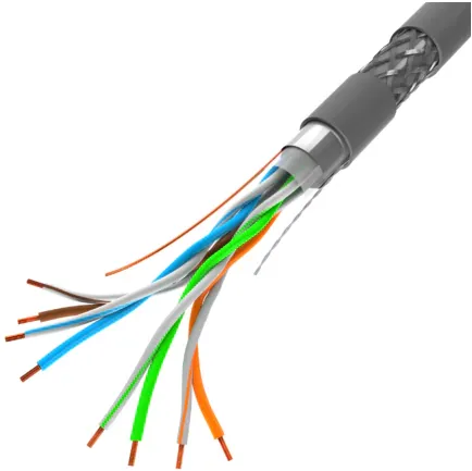 Cablu retea LANBERG LCS5-11CU-0305-S SFTP Cat5e cupru 305 m gri