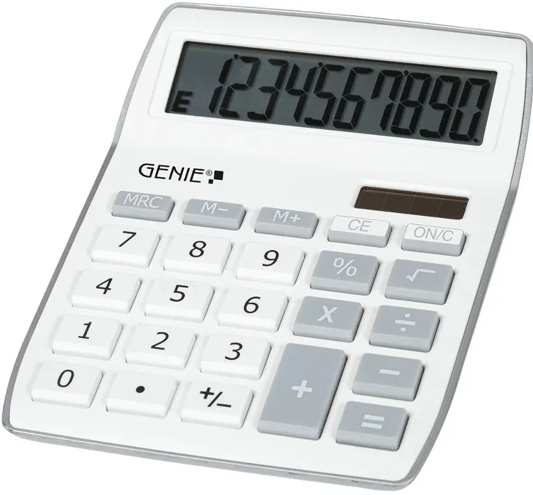 GENIE Calculator de birou 840S argintiu
