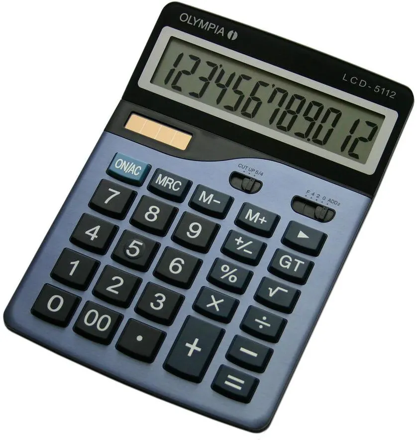 OLYMPIA Calculator LCD-5112 albastru